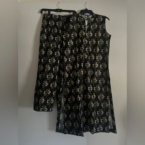 Elegant Floral 2pc Dress